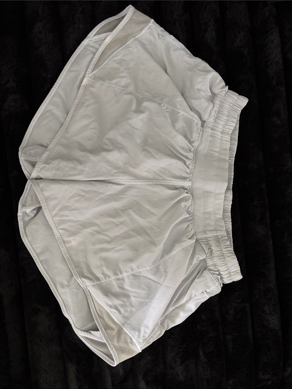 lululemon athletica Light Gray Athletic Running Shorts